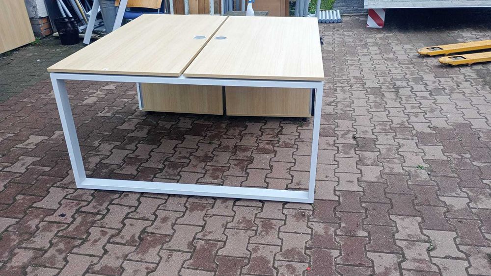 Biurko dwustanowiskowe 160x70 140x70 biurka bench do biur domu hotelu