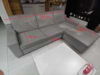 Sofa Rogowa Skóra Kanapa