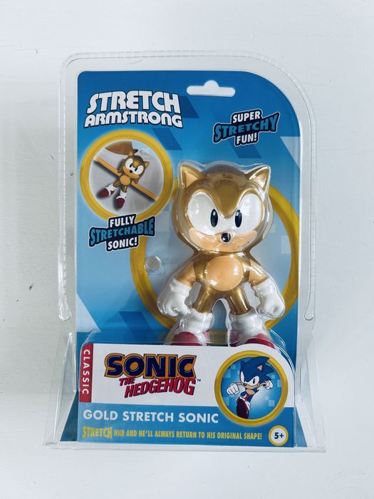 Stretch Armstrong złoty Sonic figurka