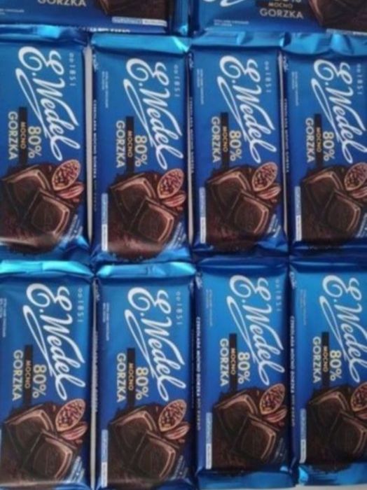 Zestaw 40x czekolada Wedel mocno gorzka 80% kakao