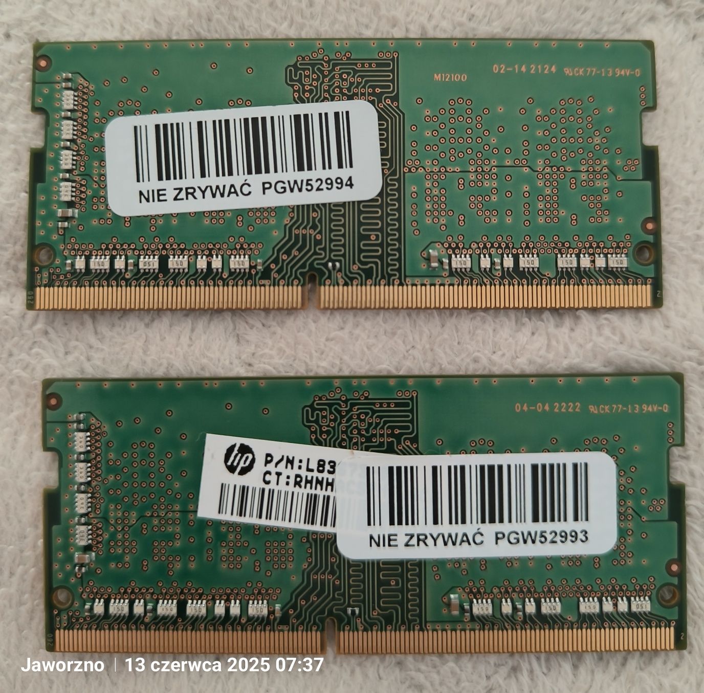 DDR4 8 GB (2x4GB), 3200 SAMSUNG