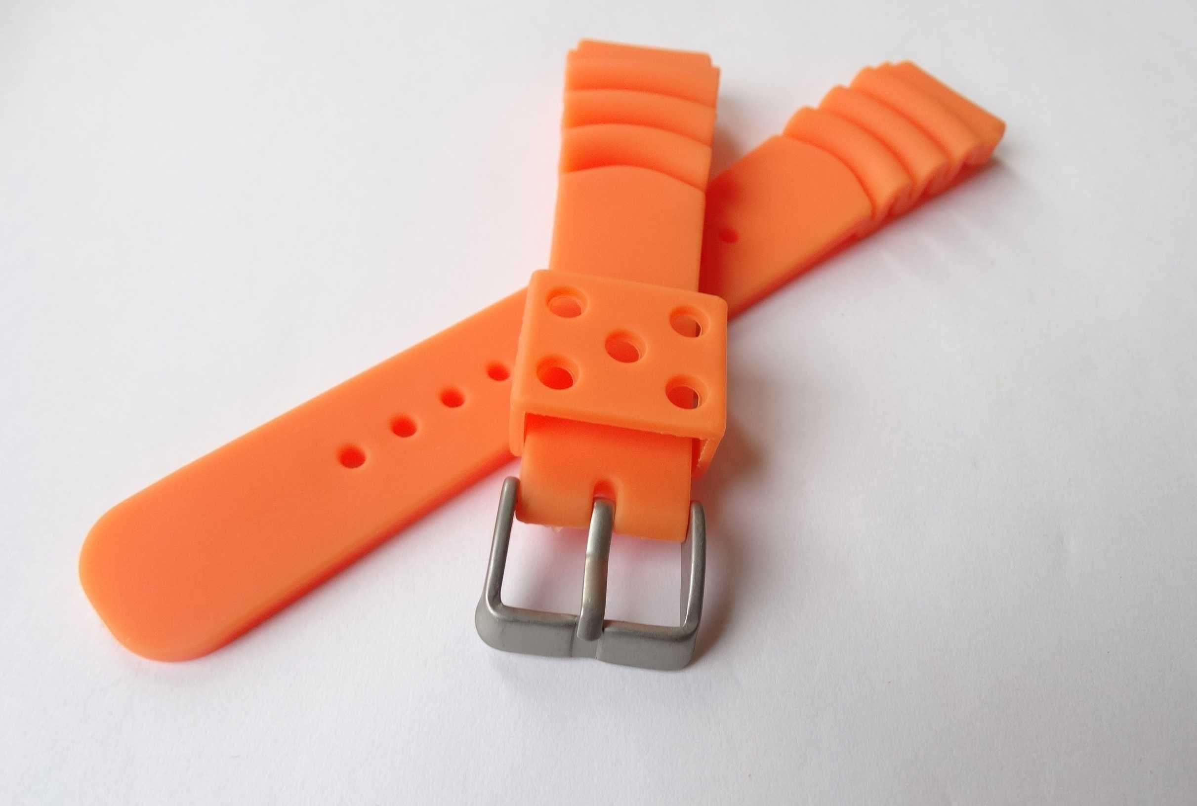 Pasek gumowy 20mm 22mm silikonowy do zegarka Seiko Orient Citizen