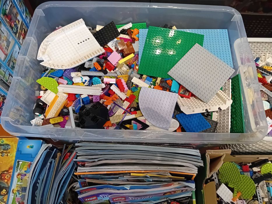 Klocki Lego Oryginalne i Kompatybilne, Mix 25 kg + Instrukcje, OKAZJA!