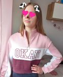 H&M rozm.XS krótka ciepła bluza sportowa ze stójką