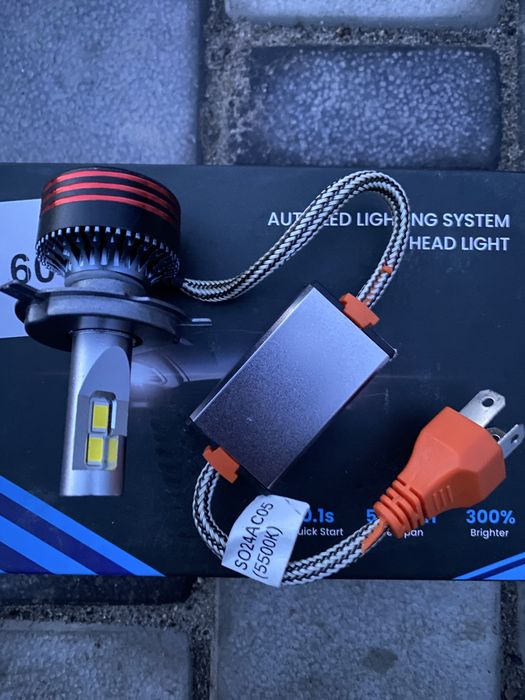 LED H4 5500K 60w на гарантії