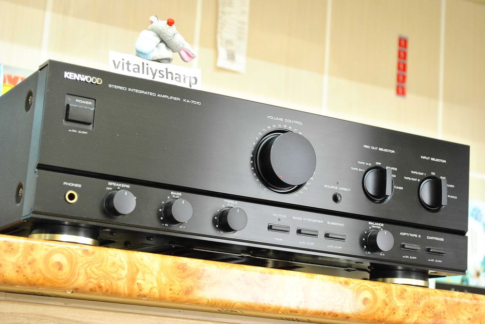 Топовый KENWOOD KA-7010 (801) 105/155вт 15кг 2транса идеал.сост