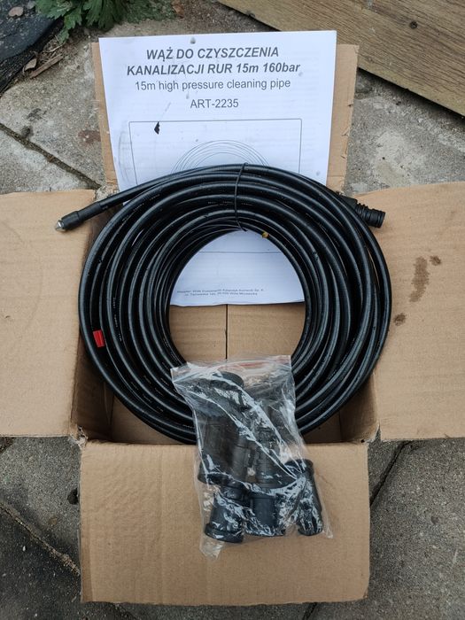 Wąż do czyszczenia rur kanalizacyjnych 15 m