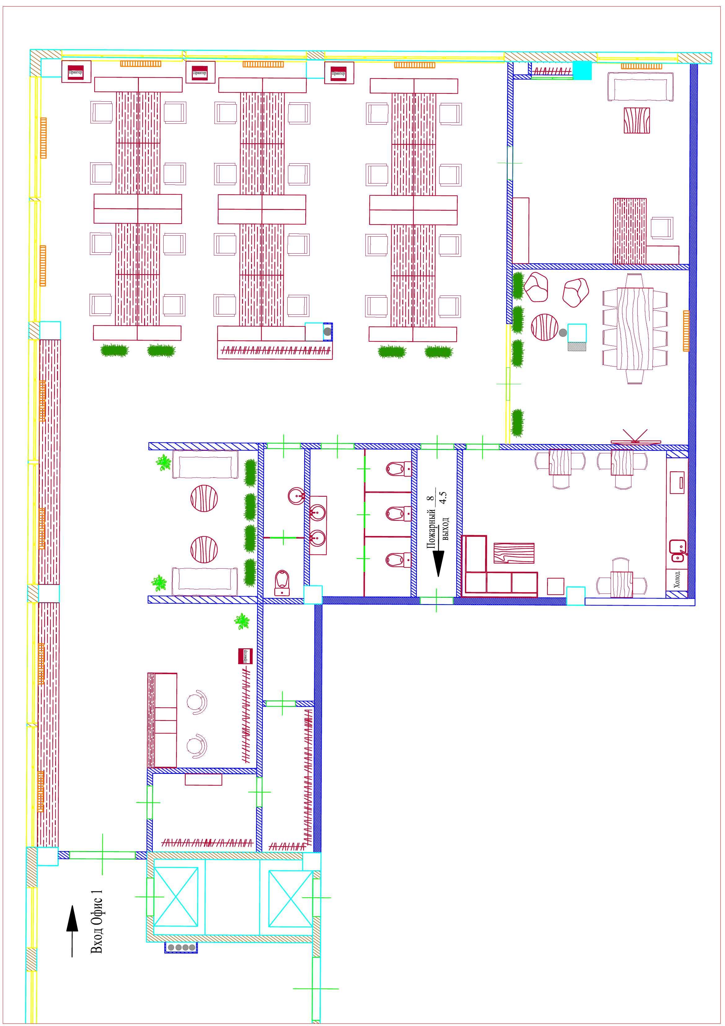 Офіс 325м2 open space, кухня + с/в, свіжий ремонт, без комісії