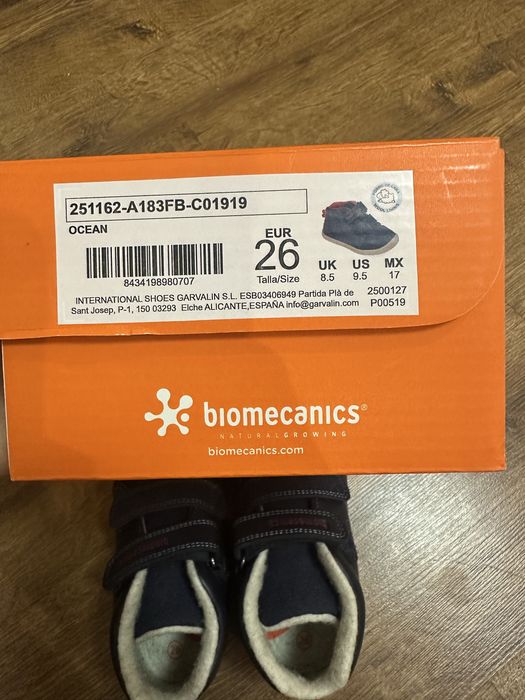 Взуття зимове biomecanics, розмір 26