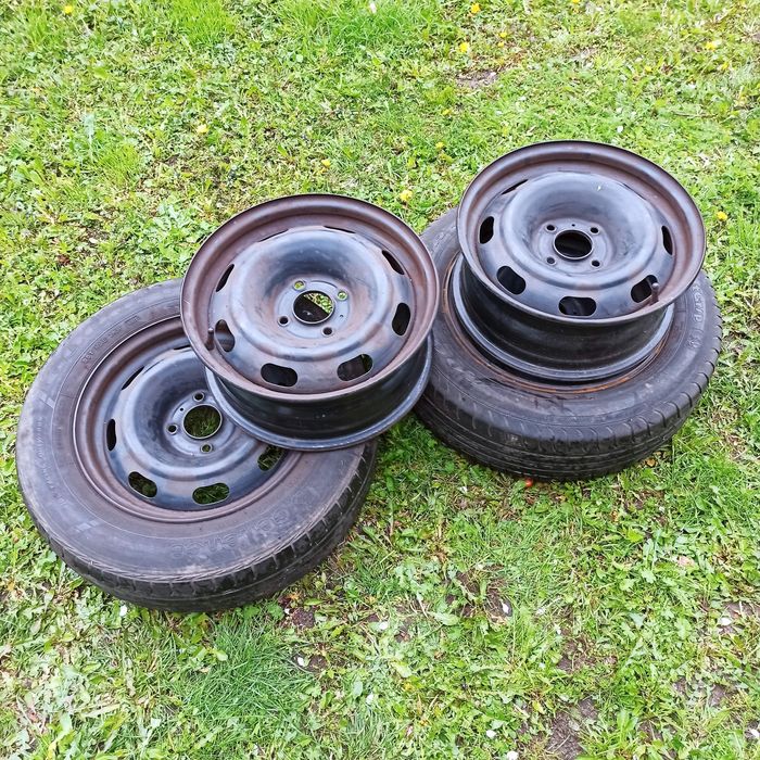 Komplet oryginalne felgi stalowe 4x108 ET27 15" Citroën Peugeot