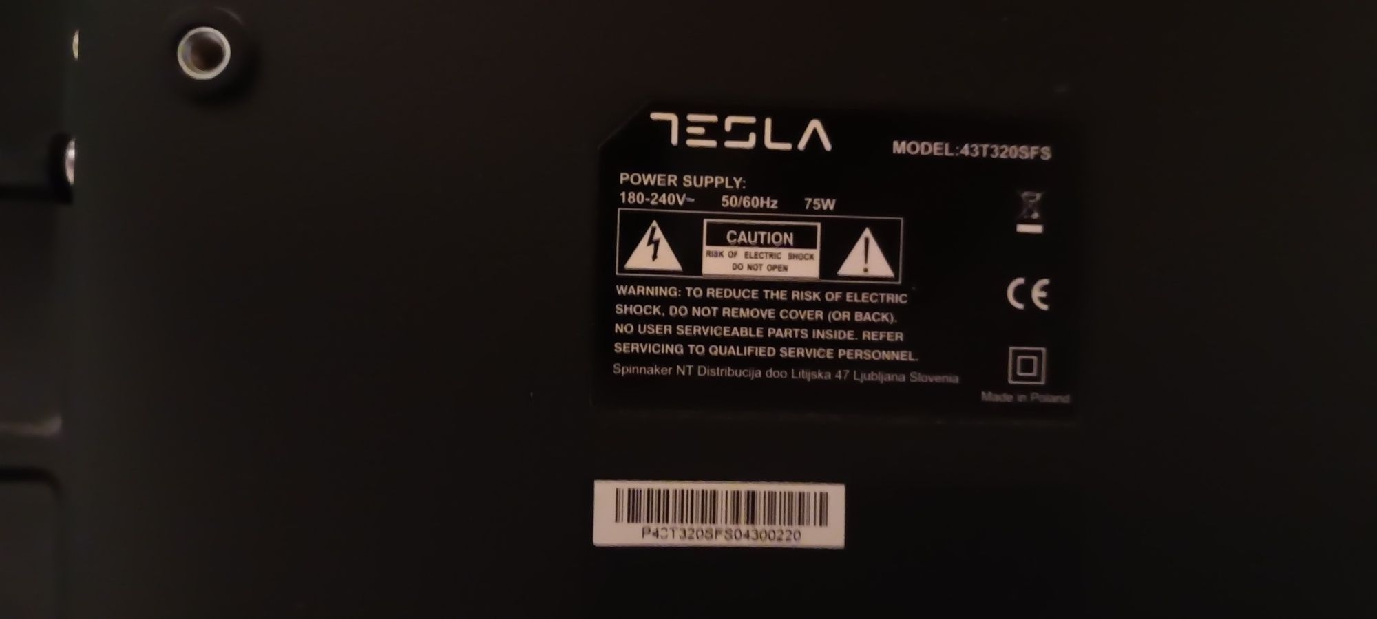 Telewizor Tesla  40"
