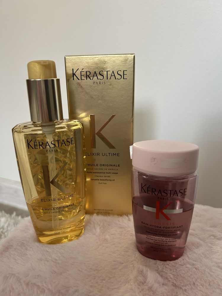 Kerastase olejek elixir ultime oraz szampon genesis