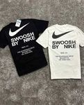 Nike Футболка - Swoosh By - С М Л ХЛ - Биг Лого Принт - Найк