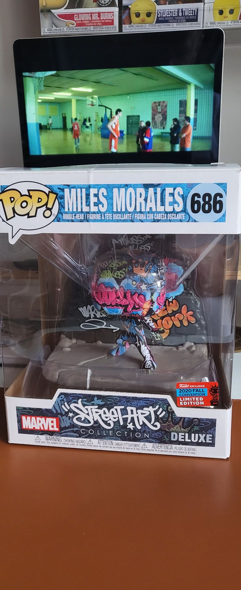 Miles Morales Spider-Man Art Street Funko Pop