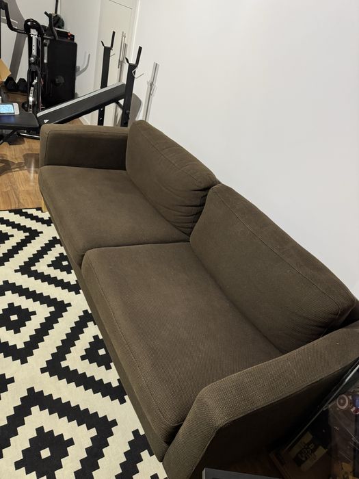 Vendo sofa ikea 3/4 lugares castanho