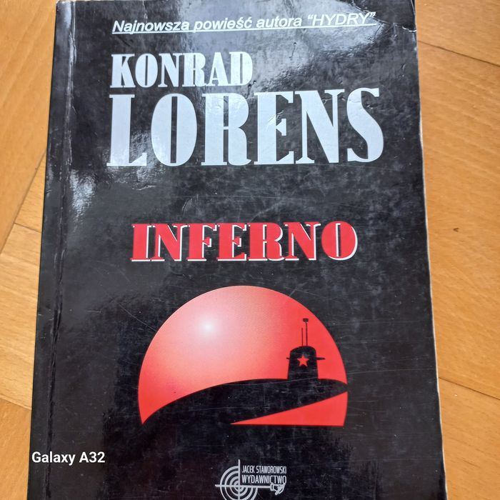 Ksiaxka sensacja INFERNO Konrad Lorens autor HYDRY