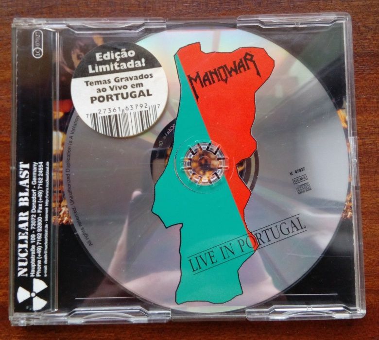 Manowar Live in Portugal CD