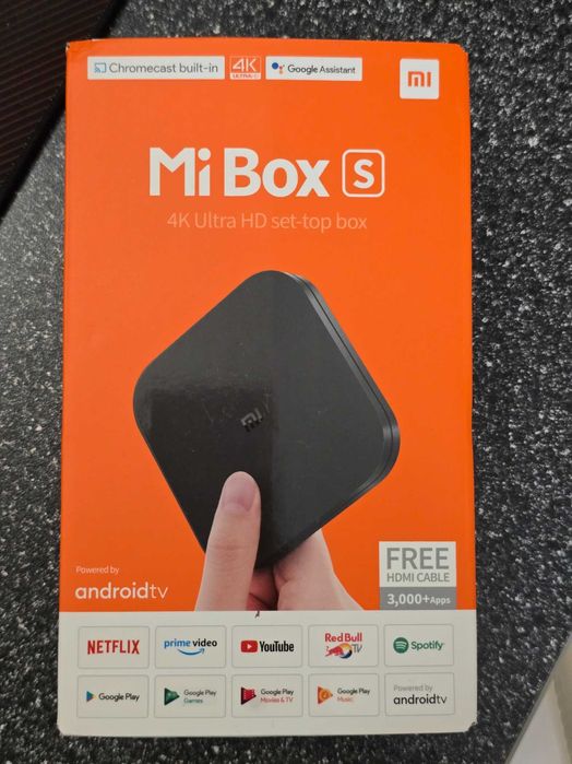 Приставка Smart TV Xiaomi TV Box S 4K Ultra HD + HDR, Chromecast