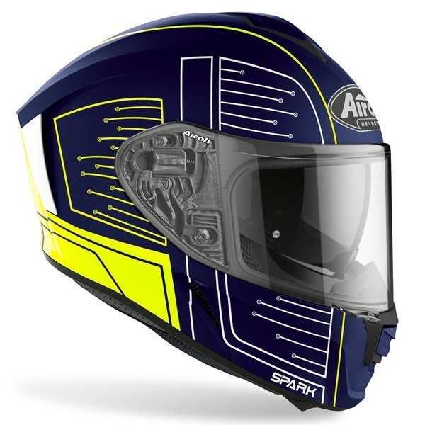 Kask Airoh spark cyrcuit blue M S rozm. M i S niebieski