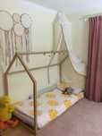 Cama Montessori Casinha + colchão 90x200