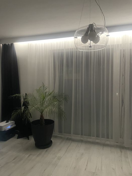 Firany gotowe - gładkie