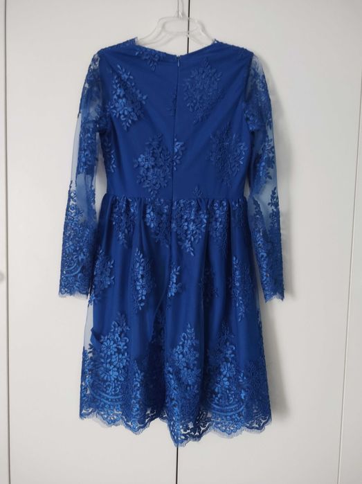 Elegancka sukienka damska z koronki  Kolorek jak Nowa   roz 36