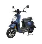 Nowy Skuter elektryczny BILI BIKE SUNRA GRACE Niebieski Kufer Pokrowie