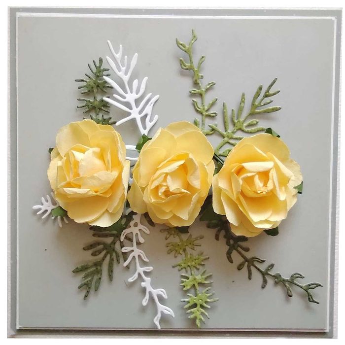 Wykrojnik 3  podłużne gałązki   * koperek*