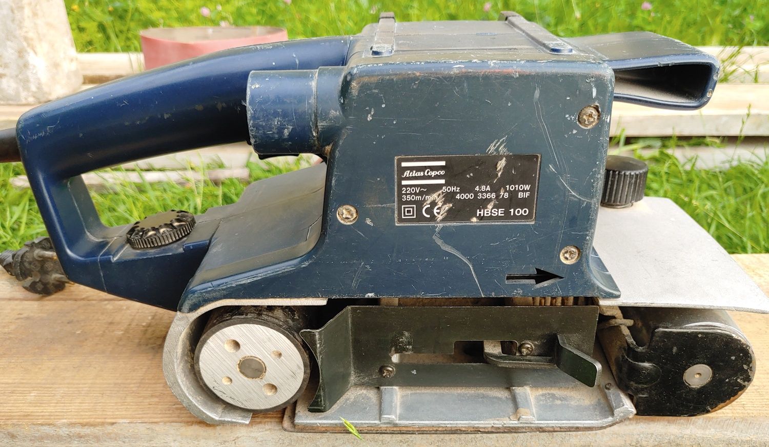 Szlifierka taśmowa tzw. czołg AEG Atlas Copco HBSE 100