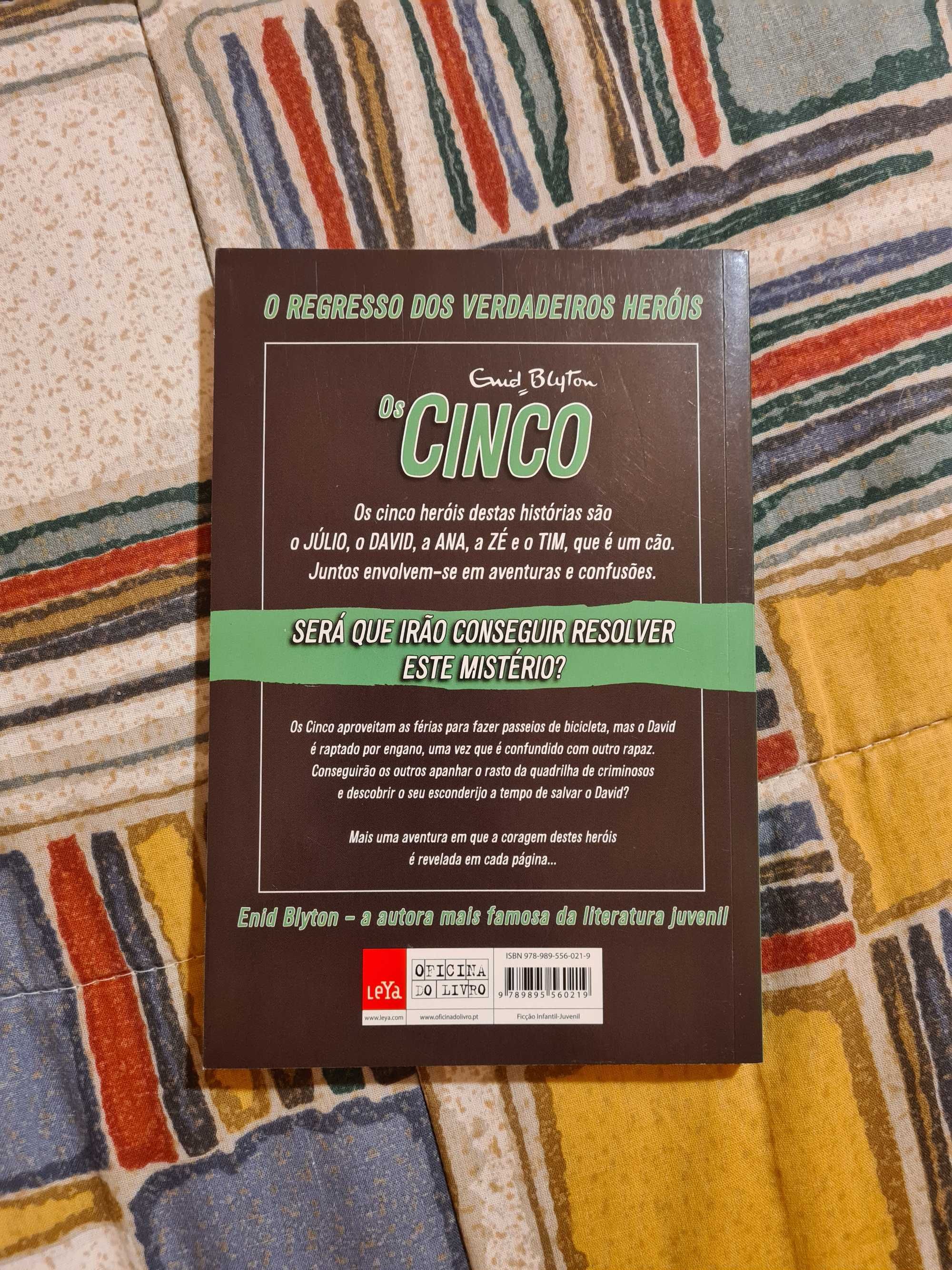 "Os Cinco" livros com marcador