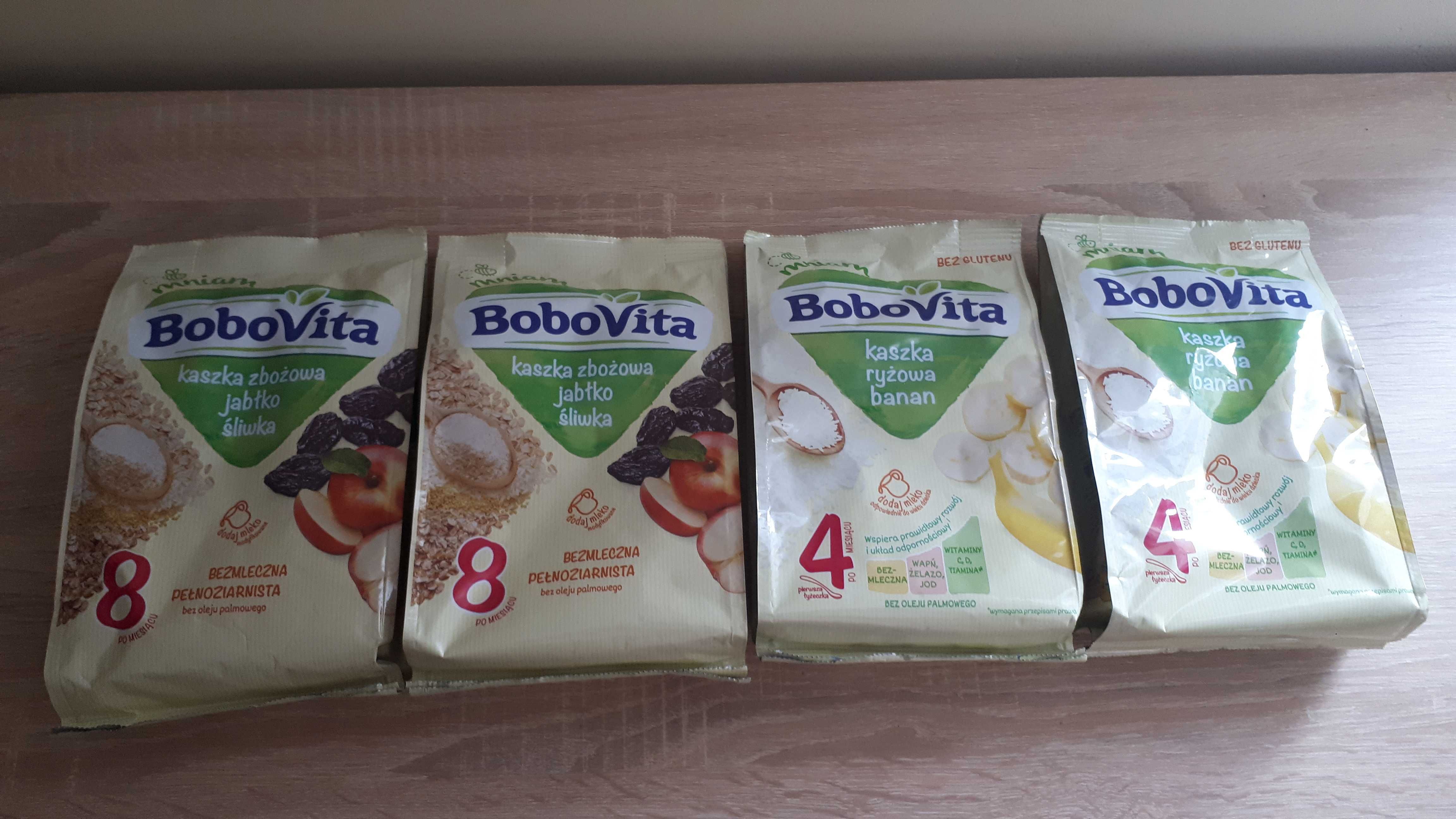 Bobovita 2x kaszka zbożowa i 2x kaszka ryżowa