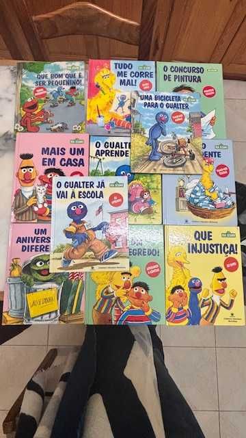 Livros infantis Rua Sésamo