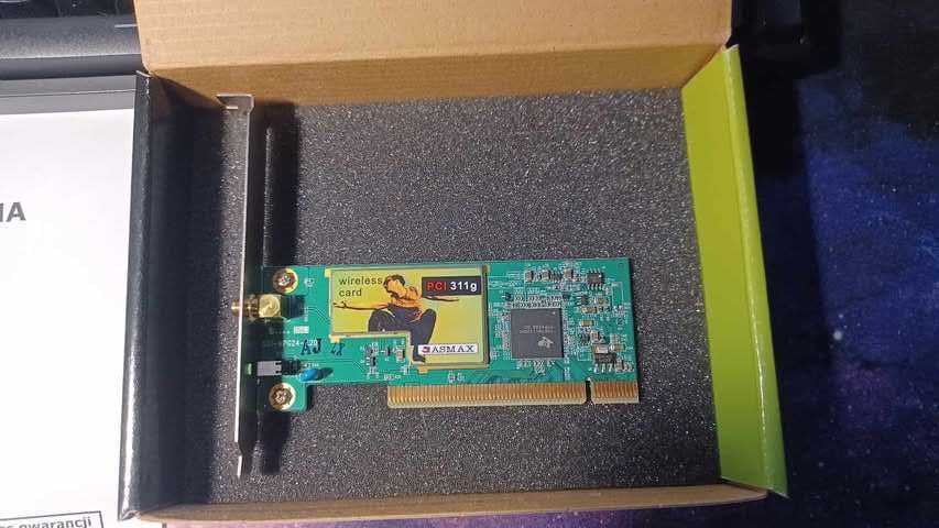 Karta sieciowa WIFI WLAN ASMAX PCI 511g