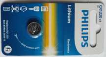 Bateria CR1220 PHILIPS 1220 3V do zegarka pilota nowa markowa blister