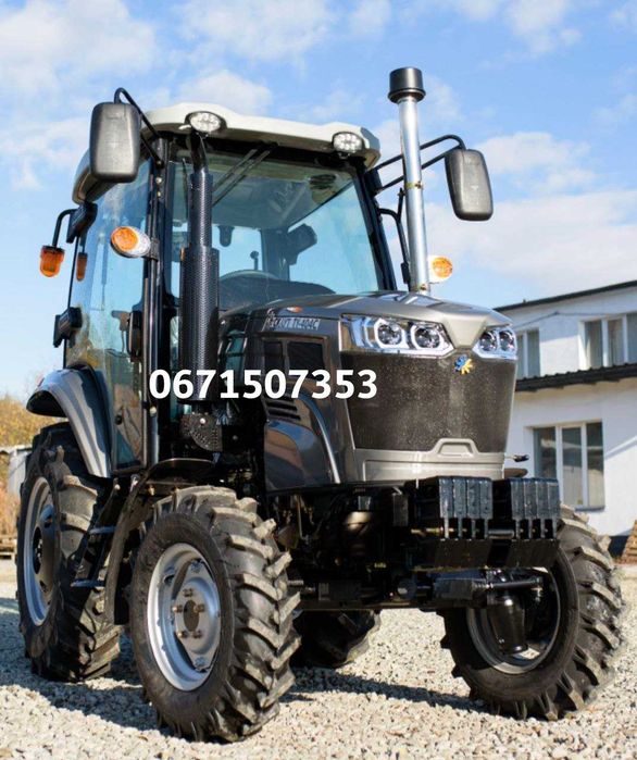 Трактор Скаут 404C з компресором на широких колесах 12.4х24 з реверсом