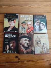 DVD colecções brideshead, mansfield, feira das vaidades, maigret, etc