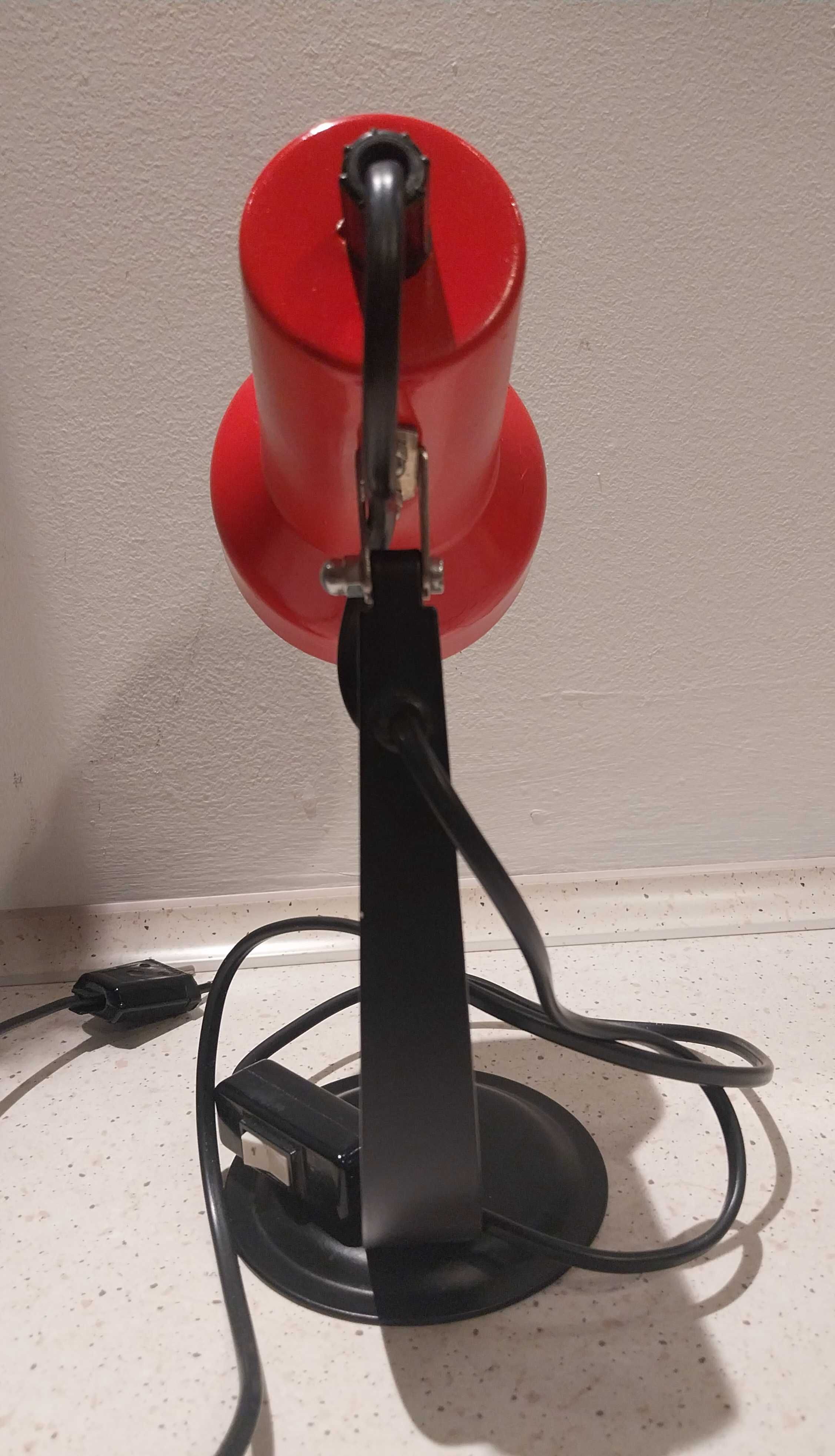 Lampka na biurko red vintage 70s dunska