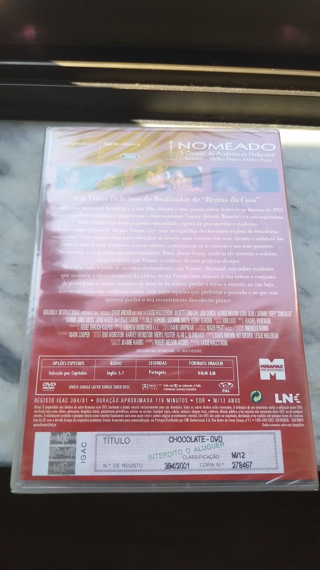 DVD Chocolate (2000)