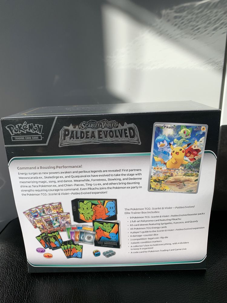 Pokémon TCG: Paldea Evolved – Elite Trainer Box oryginalny