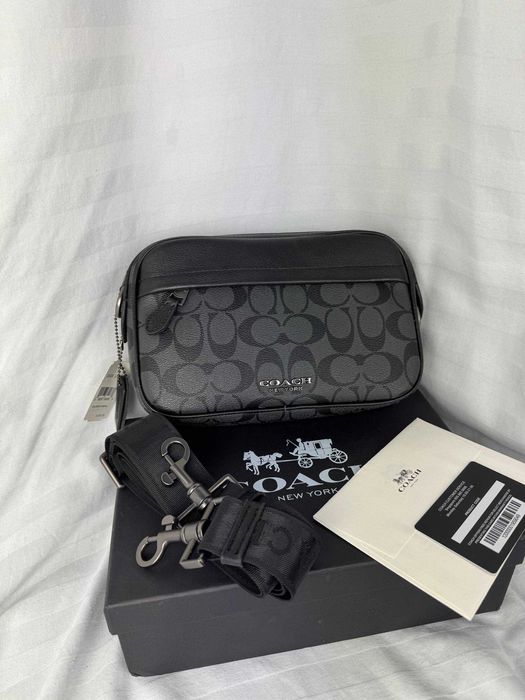 ОРИГИНАЛЬНАЯ Мужская сумка-мессенджер Coach crossbody | Чоловіча сумка