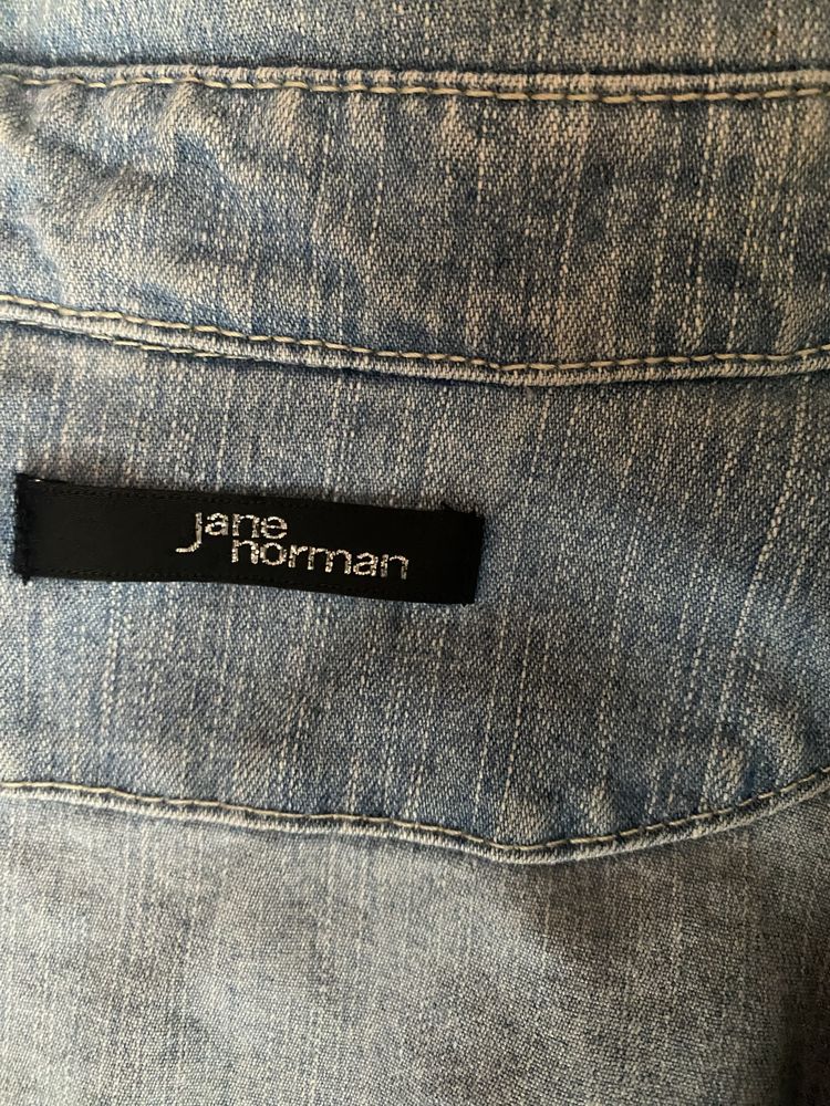 Mini jeansowa sukienka rozmiar 10