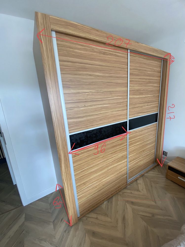 Zestaw mebli do sypialni pokoju
