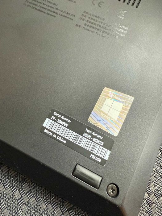 Lenovo ThinkPad T14 Gen2 i5-1135G7 4c/8t 48GB RAM 1TB NVMe Full HD