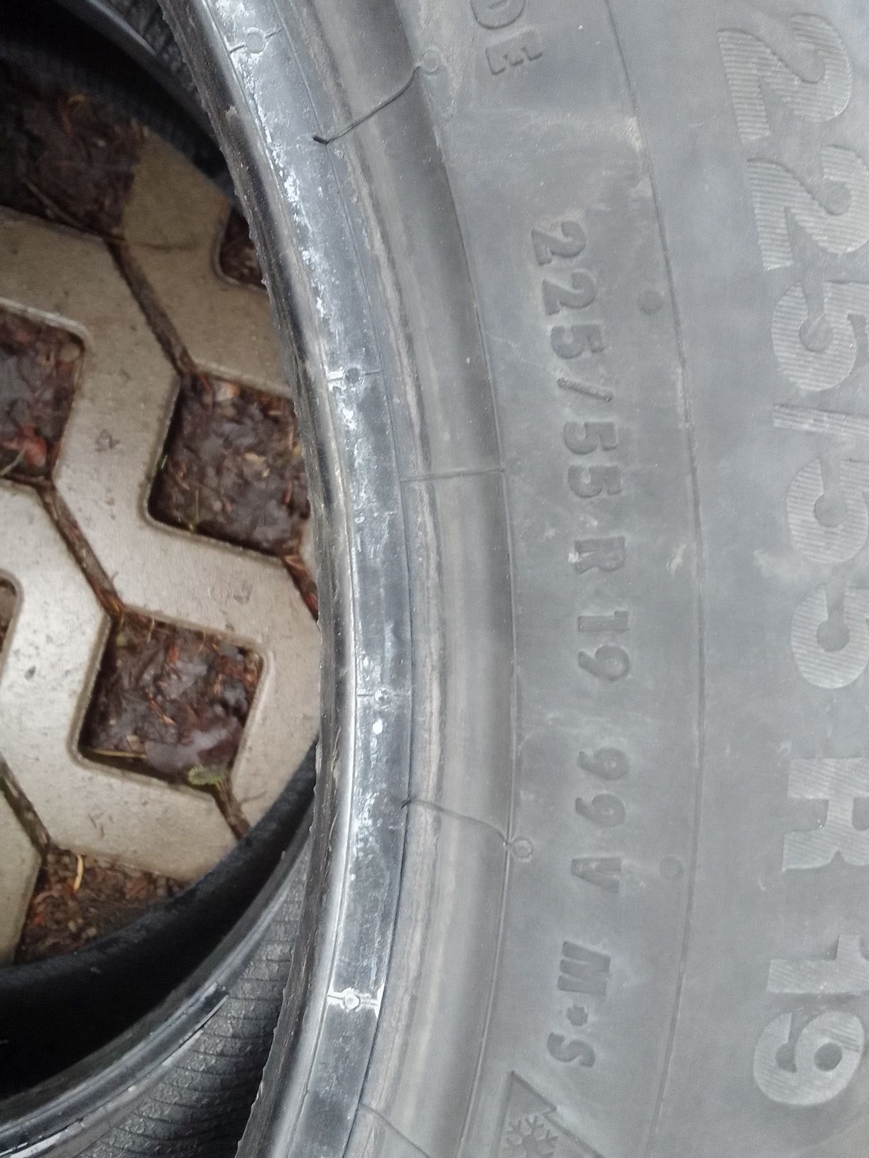 Cena za 2 Opony zimowe 225/55r19 CONTINENTAL 2021r 7.5mm