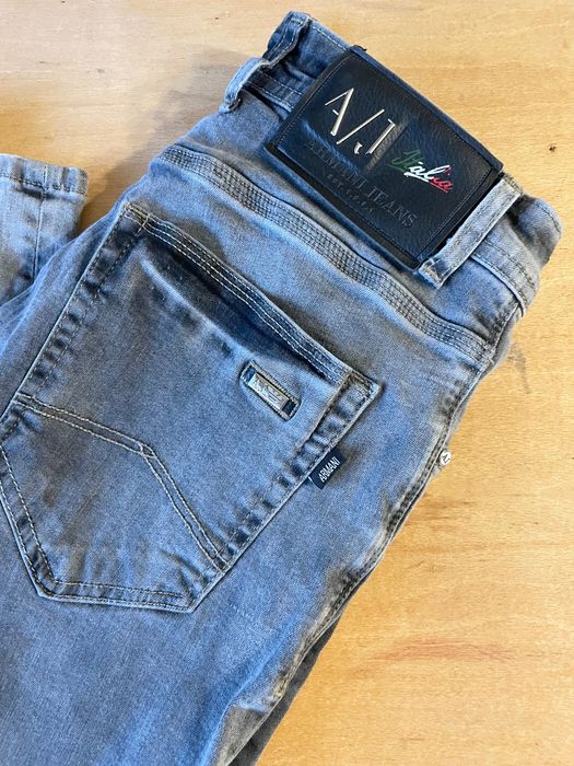 Джинсы серые armani оригинал женские