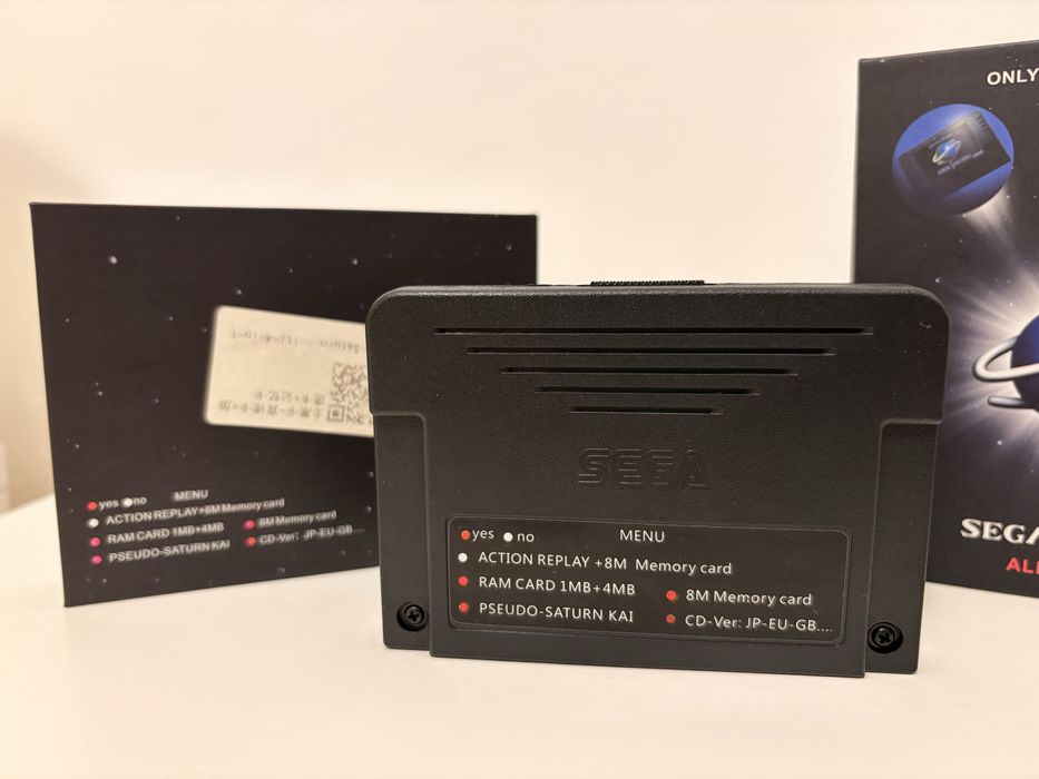 Pseudo Saturn 4 em 1 – Cartucho para Sega Saturn