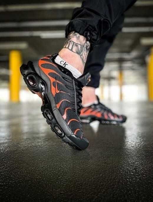 Мужские кроссовки Nike Air Max Plus Tn Grey Orange 41-45 найк аир!