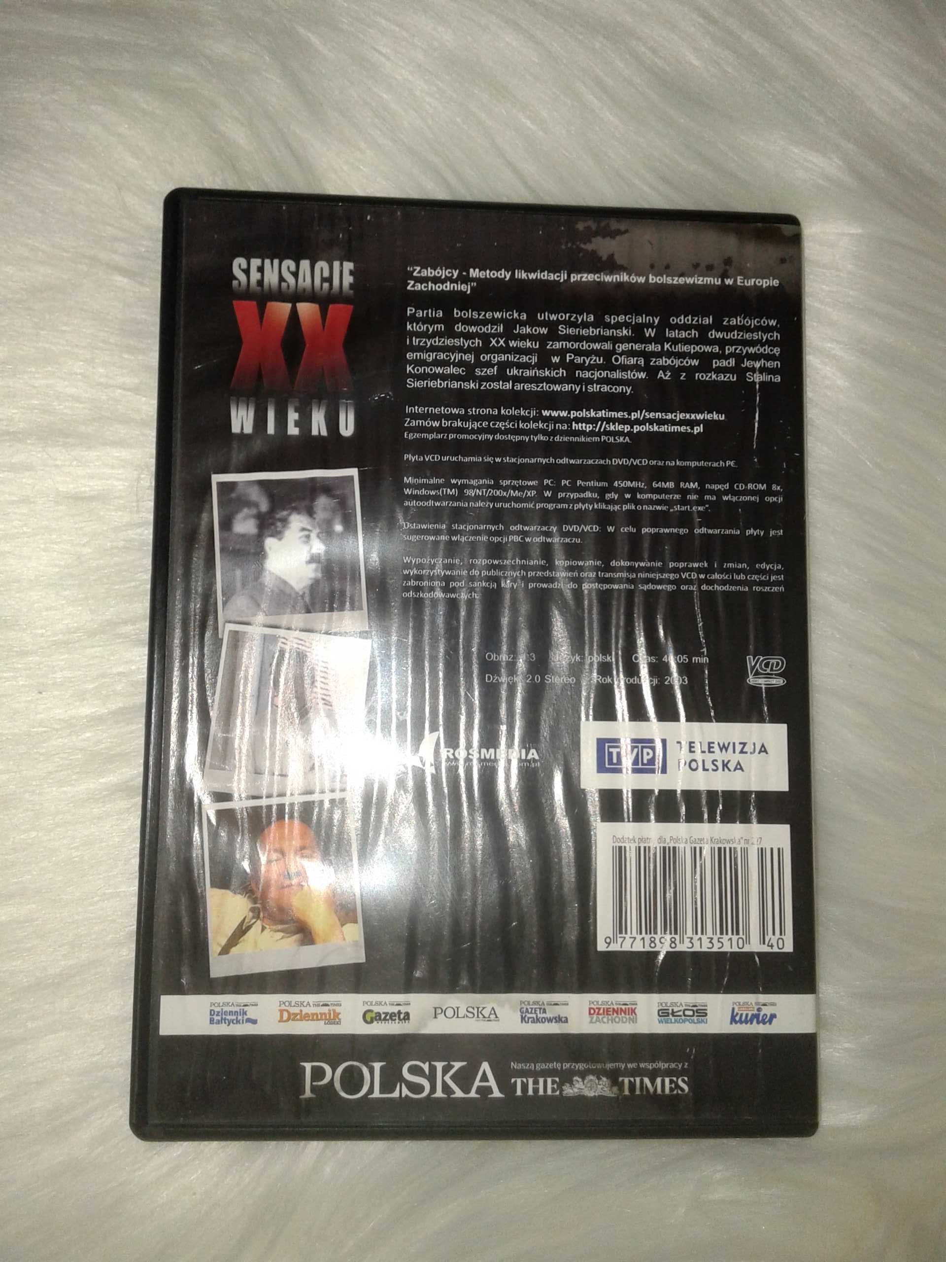 Sensacje XX wieku Zabójcy - film DVD