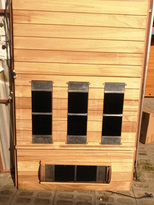 Sauna INFRARED lampy czerwone kwarcowe podczerwień pełne full spectrum