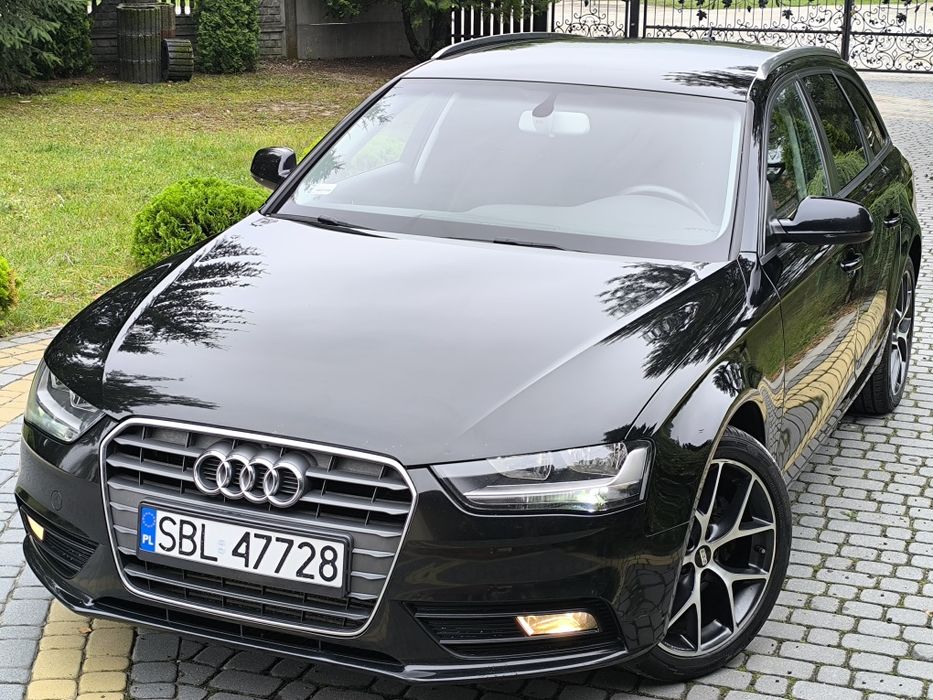 Audi A4 B8_2.0 TDI_2012r_Polift_ALU_BBS 18_CZARNA_PIĘKNA_BEZ WKŁADU_